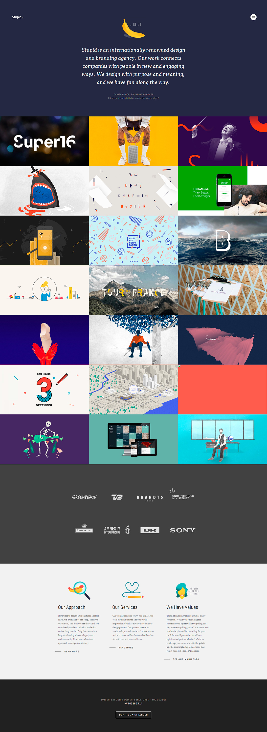 深圳网站建设，深圳网站开发案例-Stupid 官网